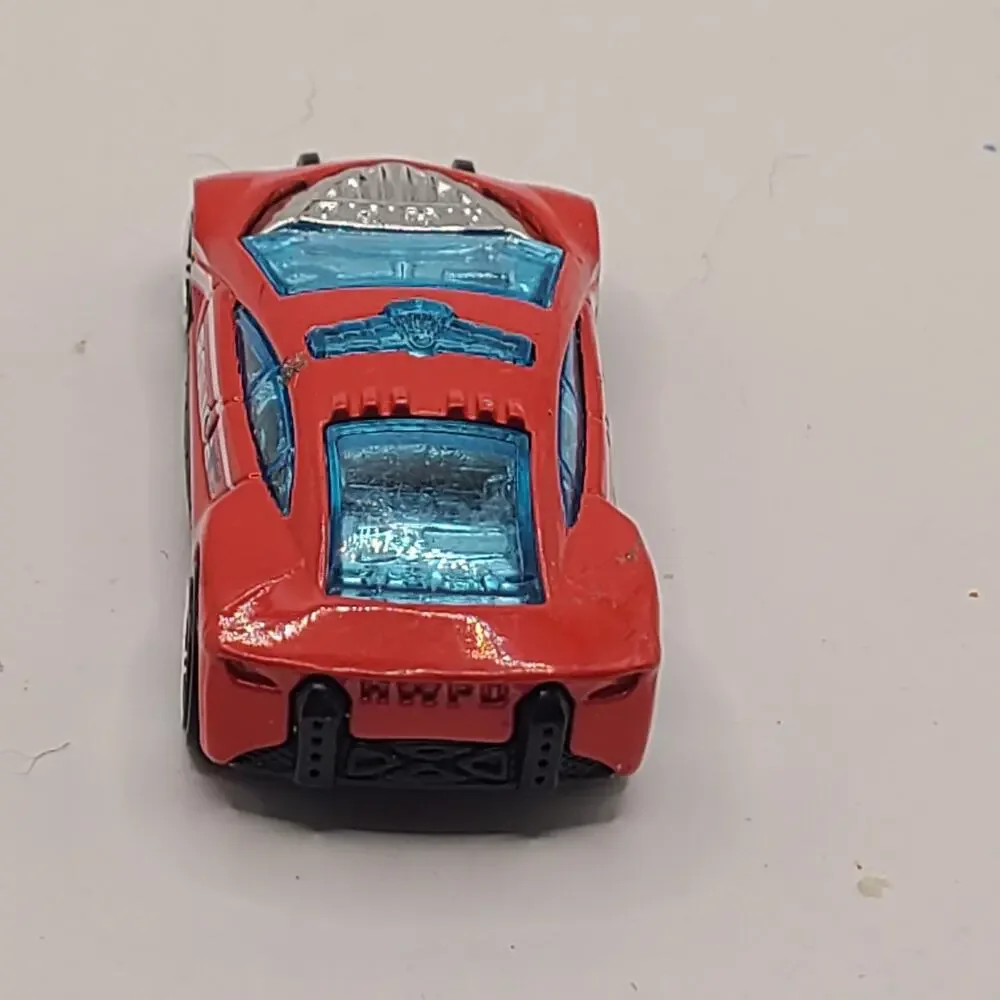 Mattle Hot Wheels Speed Trap Red Police Car Die Cast Vehicle Toy